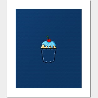 Cupcake in Pocket Posters and Art